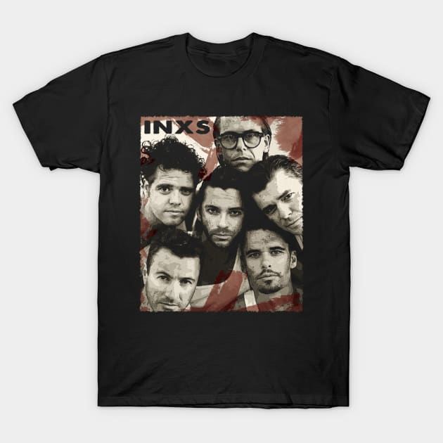 Inxs Memories Nostalgic Snaps Of A Musical Phenomenon T-Shirt by Crazy Frog GREEN
